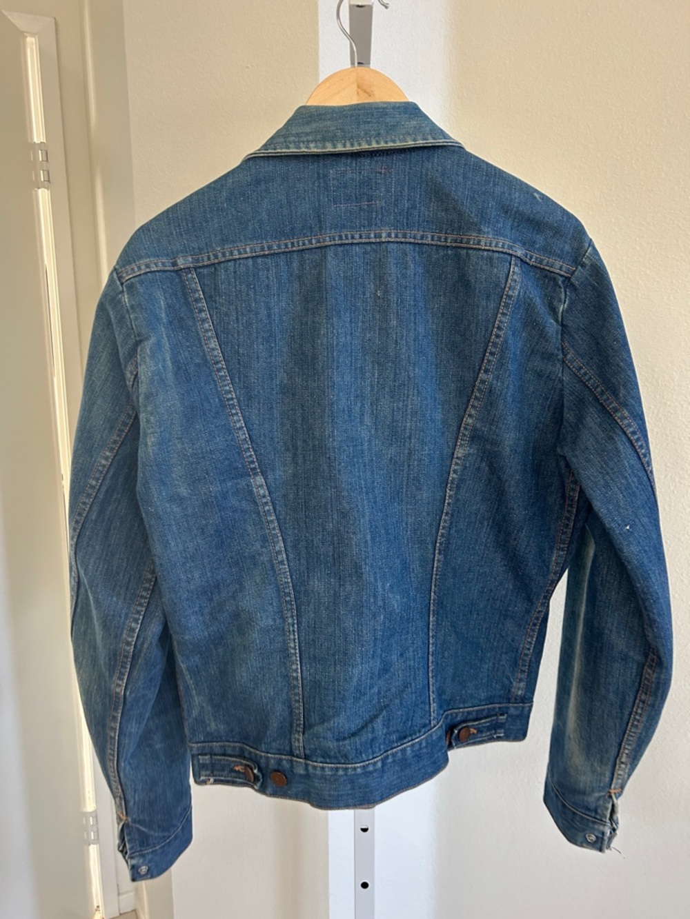 Vintage 1970’s Wrangler Blue Denim Trucker Jacket - Picture 8 of 8